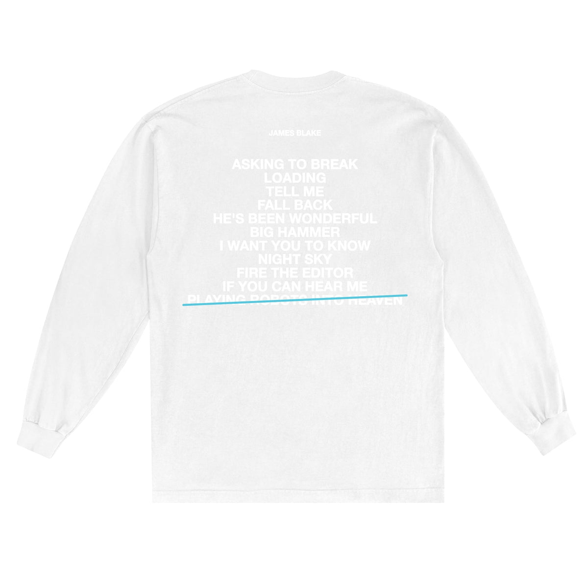 Playing Robots Into Heaven Tracklist T-Shirt
