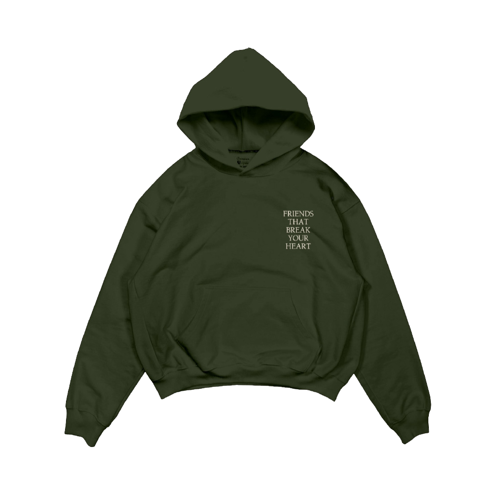 Friends That Break Your Heart Hoodie Alpine Green
